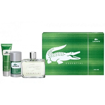 LACOSTE Essential набор: т.вода, 125 мл + гель д/душа, 50 мл + дезодорант, 75 мл LACOSTE Essential набор: т.вода, 125 мл + гель д/душа, 50 мл + дезодорант, 75 мл