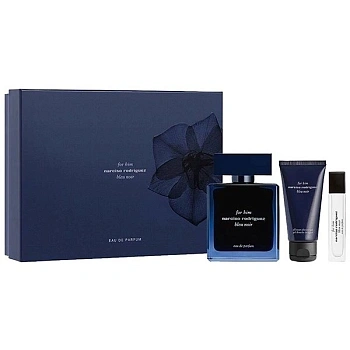 Narciso Rodriguez for Him Bleu Noir Eau de Parfum набор: парф.вода, 100 мл + парф.вода, 10 мл + гель д/душа, 50 мл