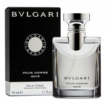 Bvlgari Pour Homme Soir туалетная вода, 50 мл