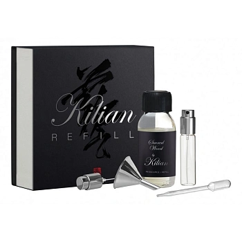 By Kilian Sacred Wood набор: парф. вода, 50 мл сменный флакон + лейка + дорожный флакон на 7.5 мл By Kilian Sacred Wood набор: парф. вода, 50 мл сменный флакон + лейка + дорожный флакон на 7.5 мл