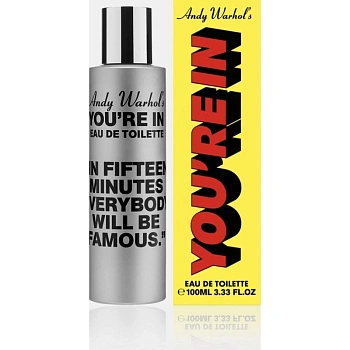 Comme des Garçons Andy Warhol's You're In туалетная вода, 100 мл (in fifteen minutes everybody will be famous)