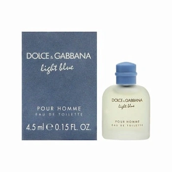DOLCE & GABBANA Light Blue Pour Homme туалетная вода, 4.5 мл (миниатюра) DOLCE & GABBANA Light Blue Pour Homme туалетная вода, 4.5 мл (миниатюра)