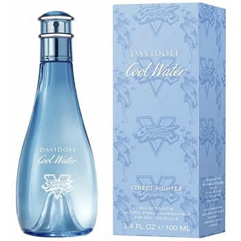 Davidoff Cool Water Street Fighter Champion Edition For Her туалетная вода, 100 мл Davidoff Cool Water Street Fighter Champion Edition For Her туалетная вода, 100 мл