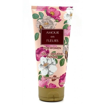 Novaya Zarya (Новая Заря) Любовь в цветах (Amour en Fleurs) гель для душа, 200 мл