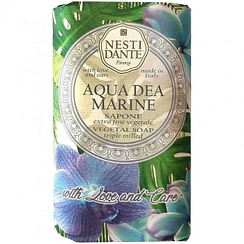 Nesti Dante Мыло для тела With Love And Care Aqua Dea Marine, 250 г