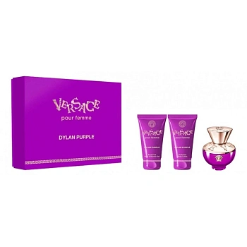 Versace Pour Femme Dylan Purple набор: парф. вода, 50 мл + лосьон д/тела, 50 мл + гель для душа, 50 мл Versace Pour Femme Dylan Purple набор: парф. вода, 50 мл + лосьон д/тела, 50 мл + гель для душа, 50 мл