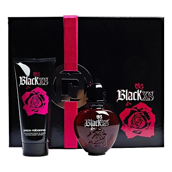 Paco Rabanne Black XS Pour Femme набор: т.вода, 50 мл + лосьон д/тела, 100 мл