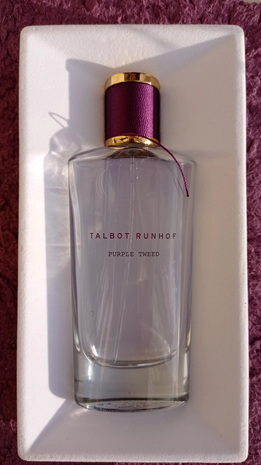 Talbot Runhof Purple Tweed