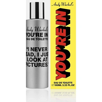 Comme des Garçons Andy Warhol's You're In туалетная вода, 100 мл (i never read, i just look at pictures)