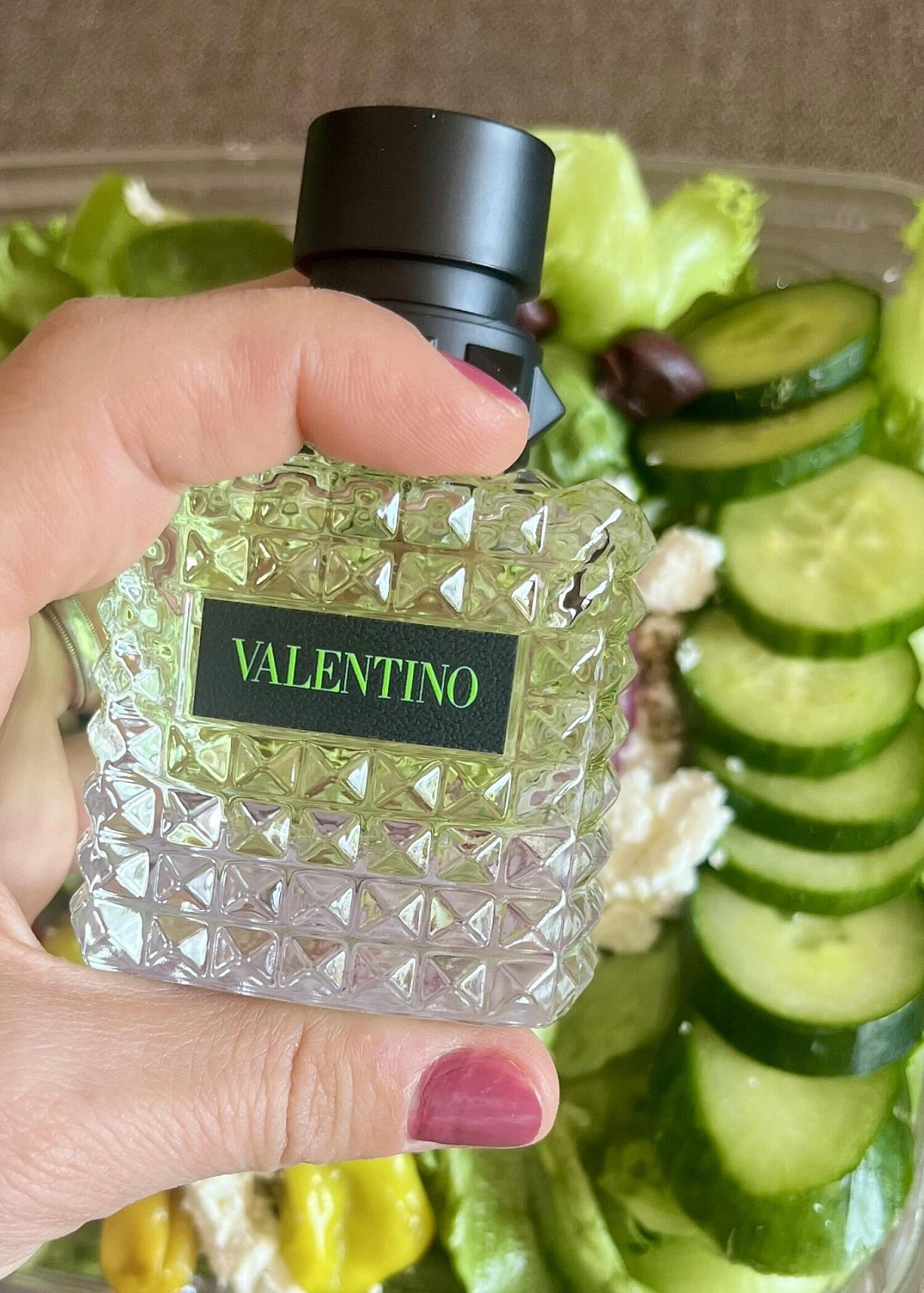 Valentino Donna Born in Roma Green Stravaganza