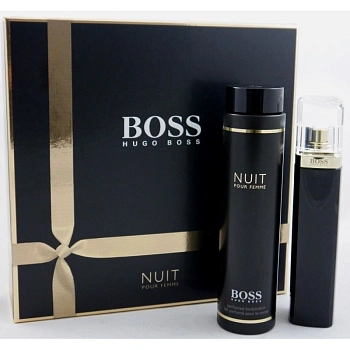 HUGO BOSS Boss Nuit Pour Femme набор: парф. вода, 75 мл + лосьон д/тела, 200 мл