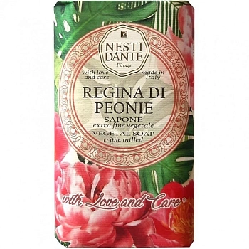 Nesti Dante Мыло для тела With Love And Care Regina di Peonie, 250 г